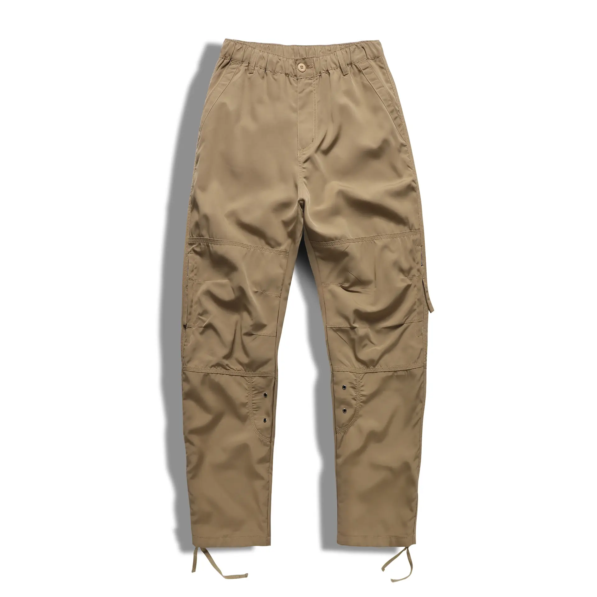 Men's Elastic Cargo Pants Olive Green Plus Large — feature 24
