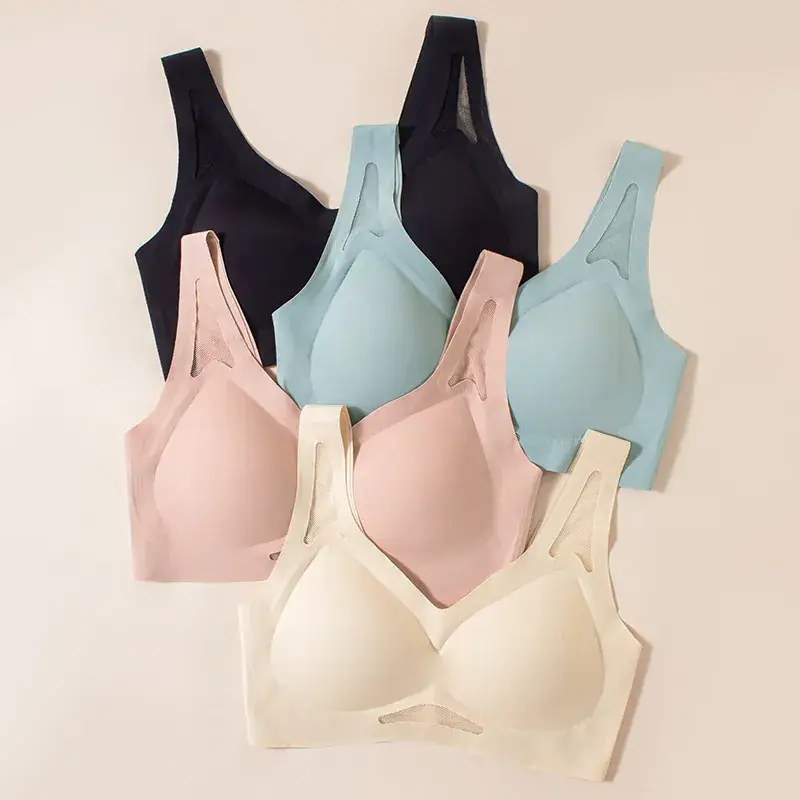 Wireless One-Piece Back Bra for Women, Cool Mesh Design - Image 7