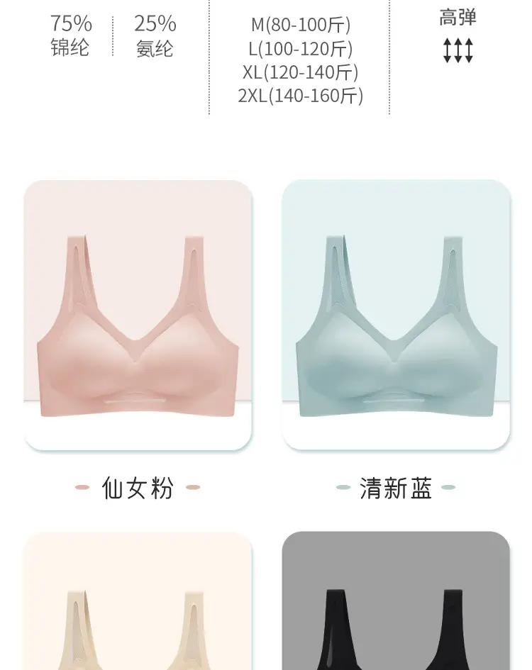 Wireless One-Piece Back Bra for Women, Cool Mesh Design — feature 15