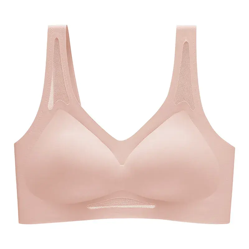 Wireless One-Piece Back Bra for Women, Cool Mesh Design - Image 3