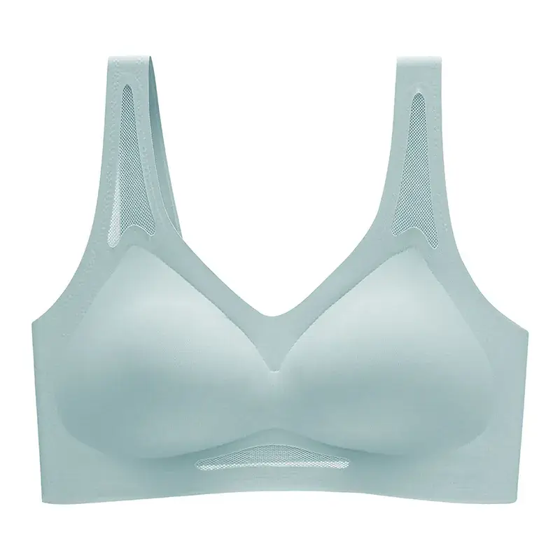 Wireless One-Piece Back Bra for Women, Cool Mesh Design - Image 4