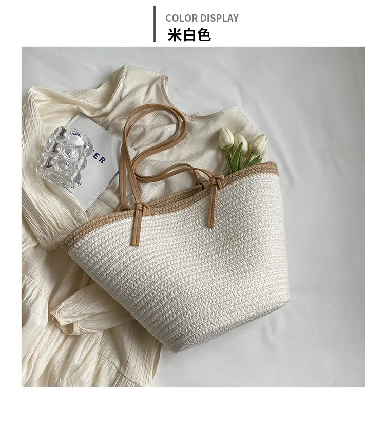 Woven Straw Travel Crossbody Bag for Women — feature 12