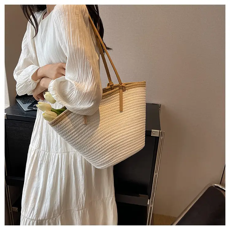 Woven Straw Travel Crossbody Bag for Women — feature 15