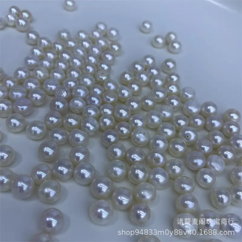 7-8mm High Fat Pearl Bun beads for jewelry - Image 5