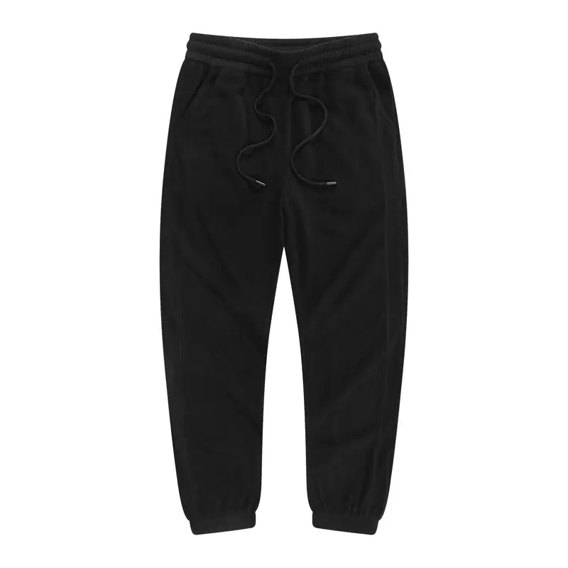 Dengjue Men's Fleece Jogger Pants Gray Olive Black