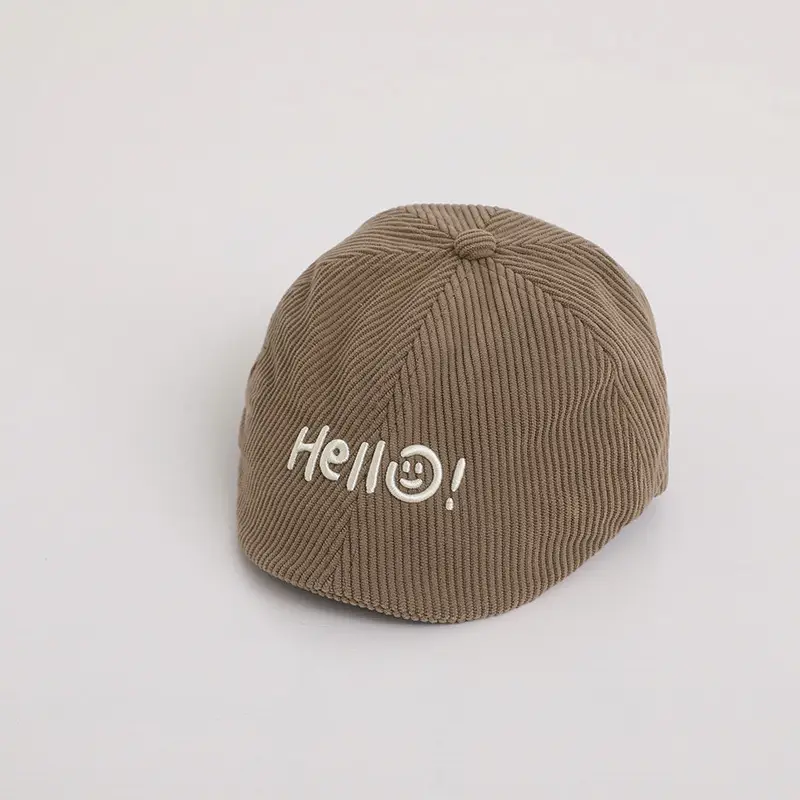 One Pan Baby Hat Windproof Embroidered Boys Girls Cap - Image 2