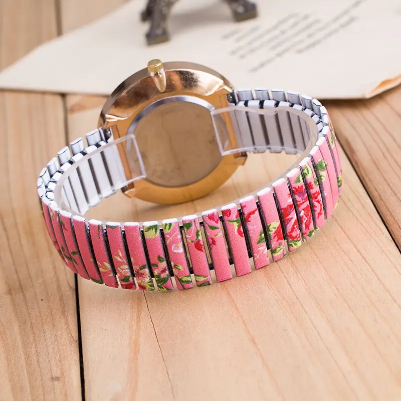 Cross-border Fashion Jewelry Watch with Printed Belt — feature 6