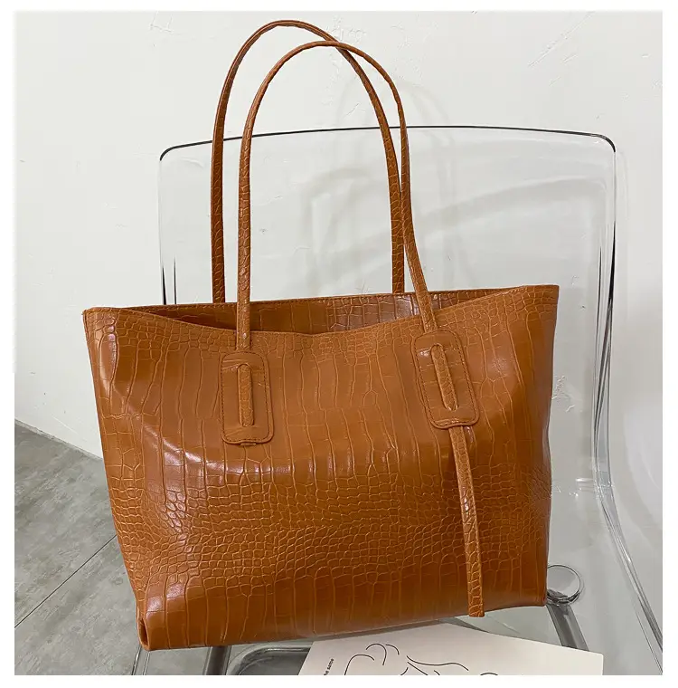 Simple Large Capacity Women's Beige Tote Bag — feature 17