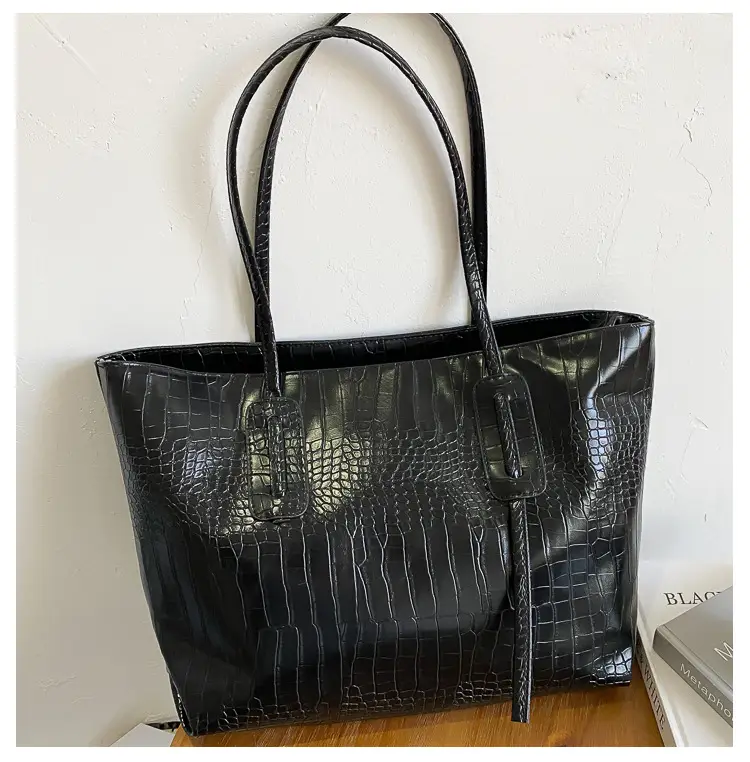 Simple Large Capacity Women's Beige Tote Bag — feature 21