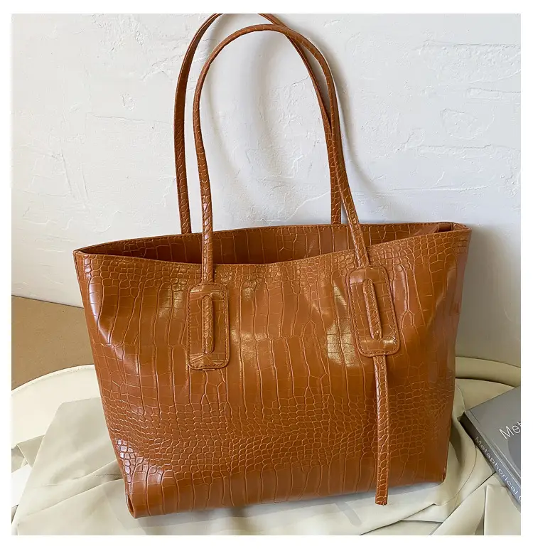 Simple Large Capacity Women's Beige Tote Bag — feature 25