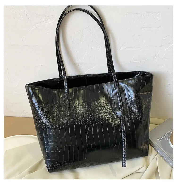 Simple Large Capacity Women's Beige Tote Bag — feature 26