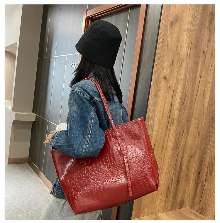 Simple Large Capacity Women's Beige Tote Bag — feature 35
