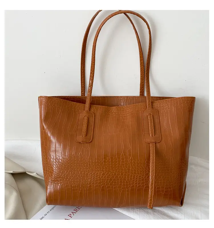 Simple Large Capacity Women's Beige Tote Bag — feature 8
