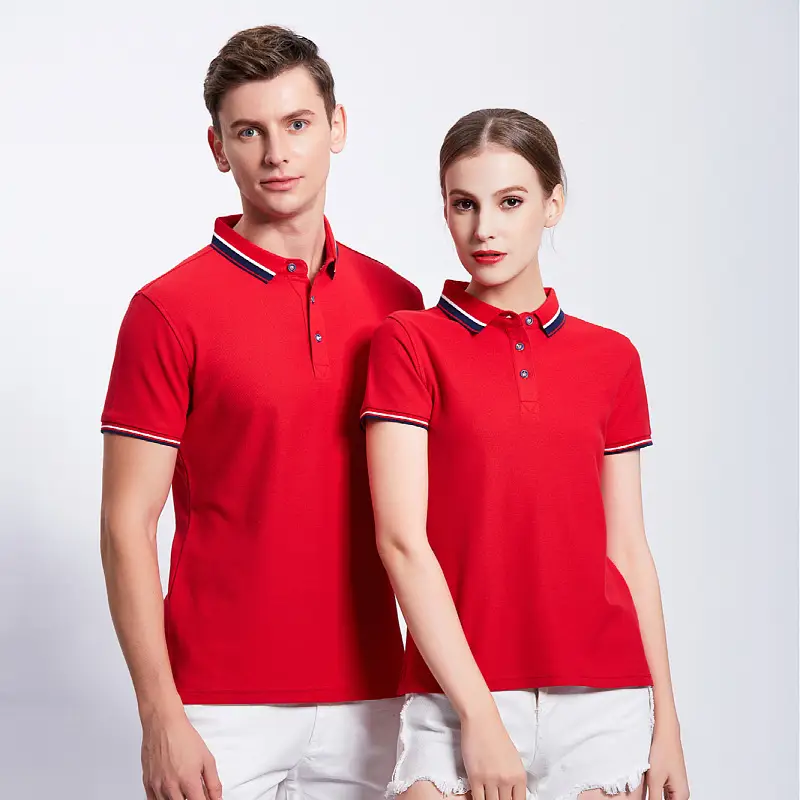 Men Grey Polo Shirt with Logo Print Lapels - Image 13