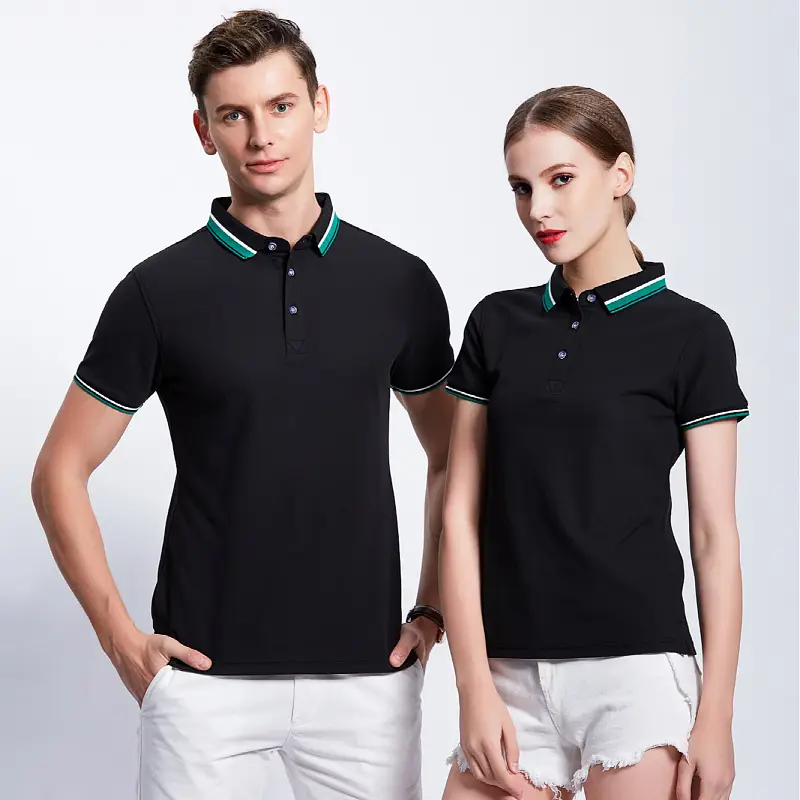 Men Grey Polo Shirt with Logo Print Lapels - Image 14