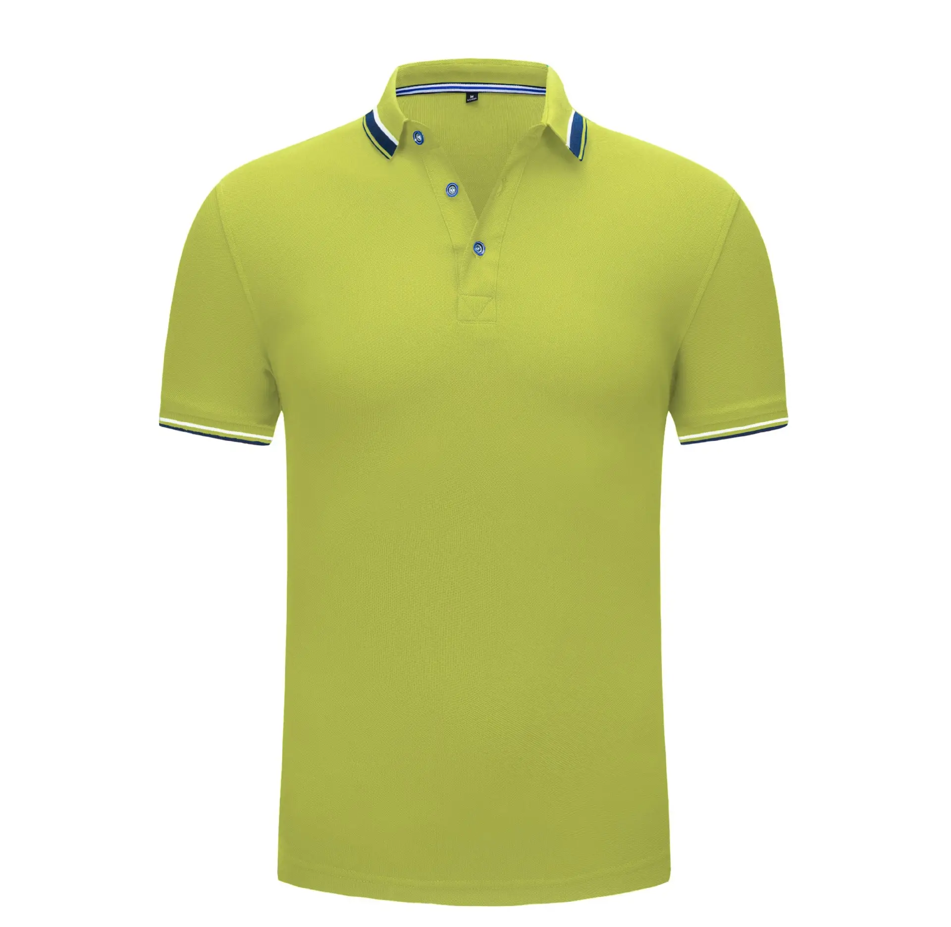 Men Grey Polo Shirt with Logo Print Lapels - Image 5