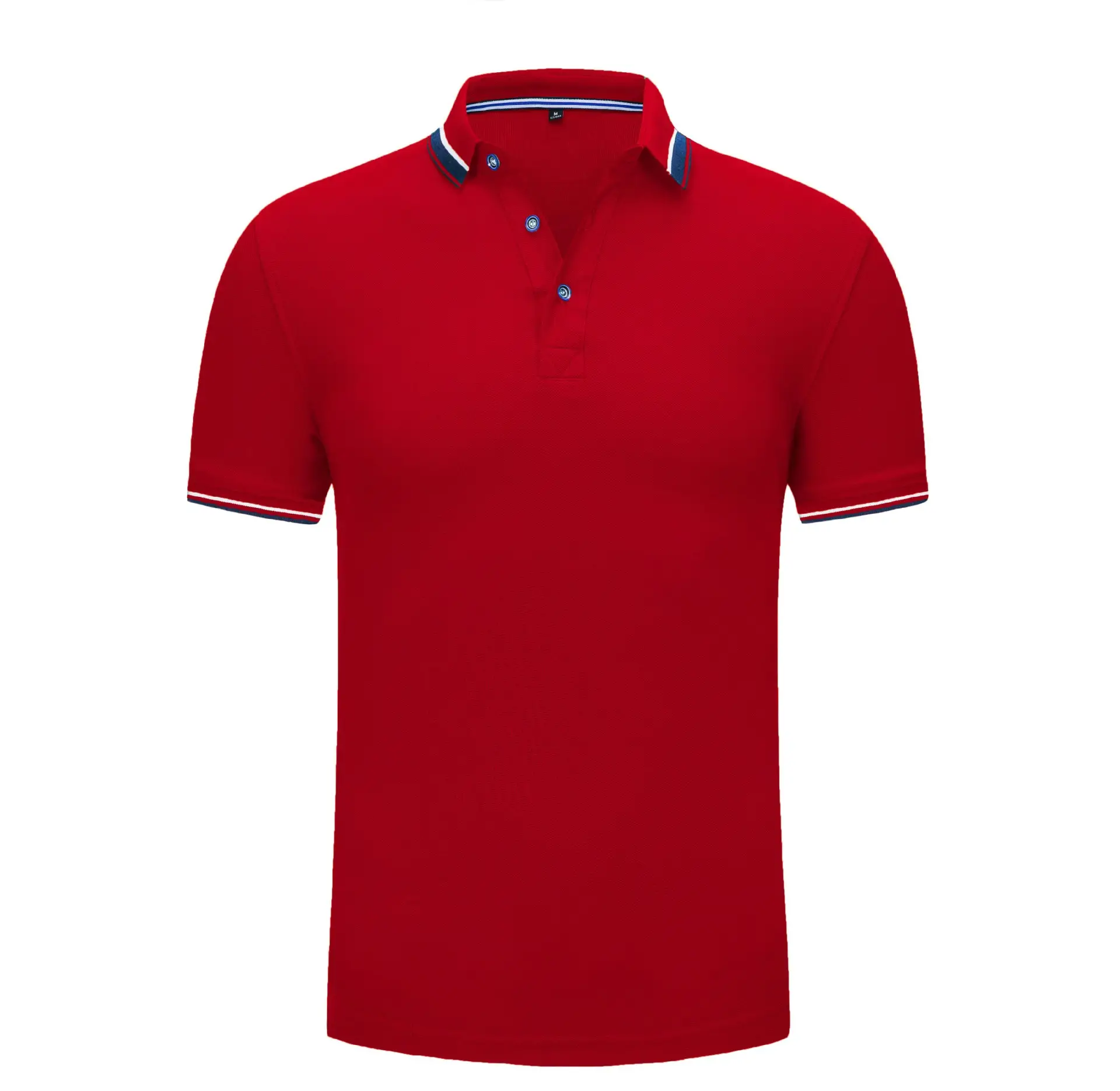 Men Grey Polo Shirt with Logo Print Lapels - Image 8