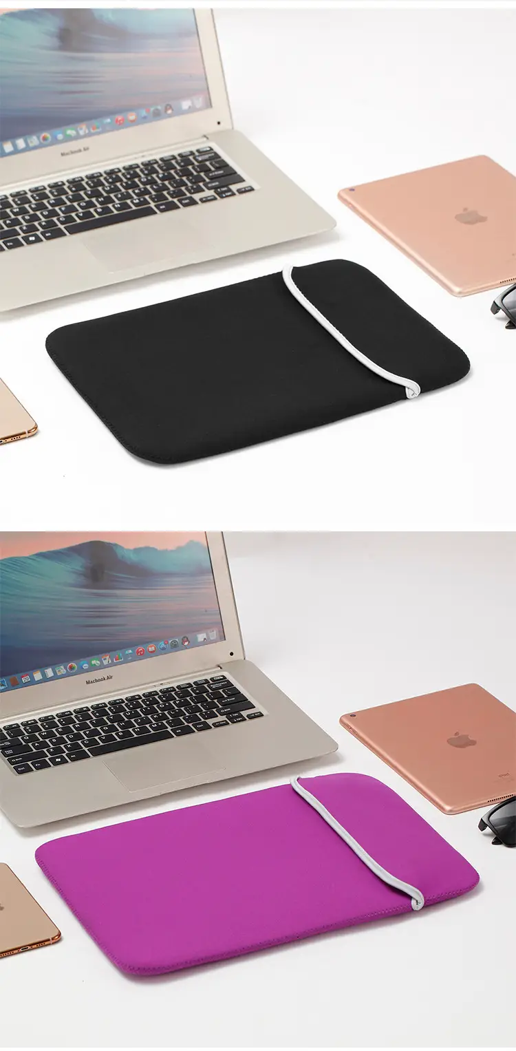 Color diving material Neoprene13 inch flat protective cover 14 pairs of bread 15 inch laptop liner bag — feature 19