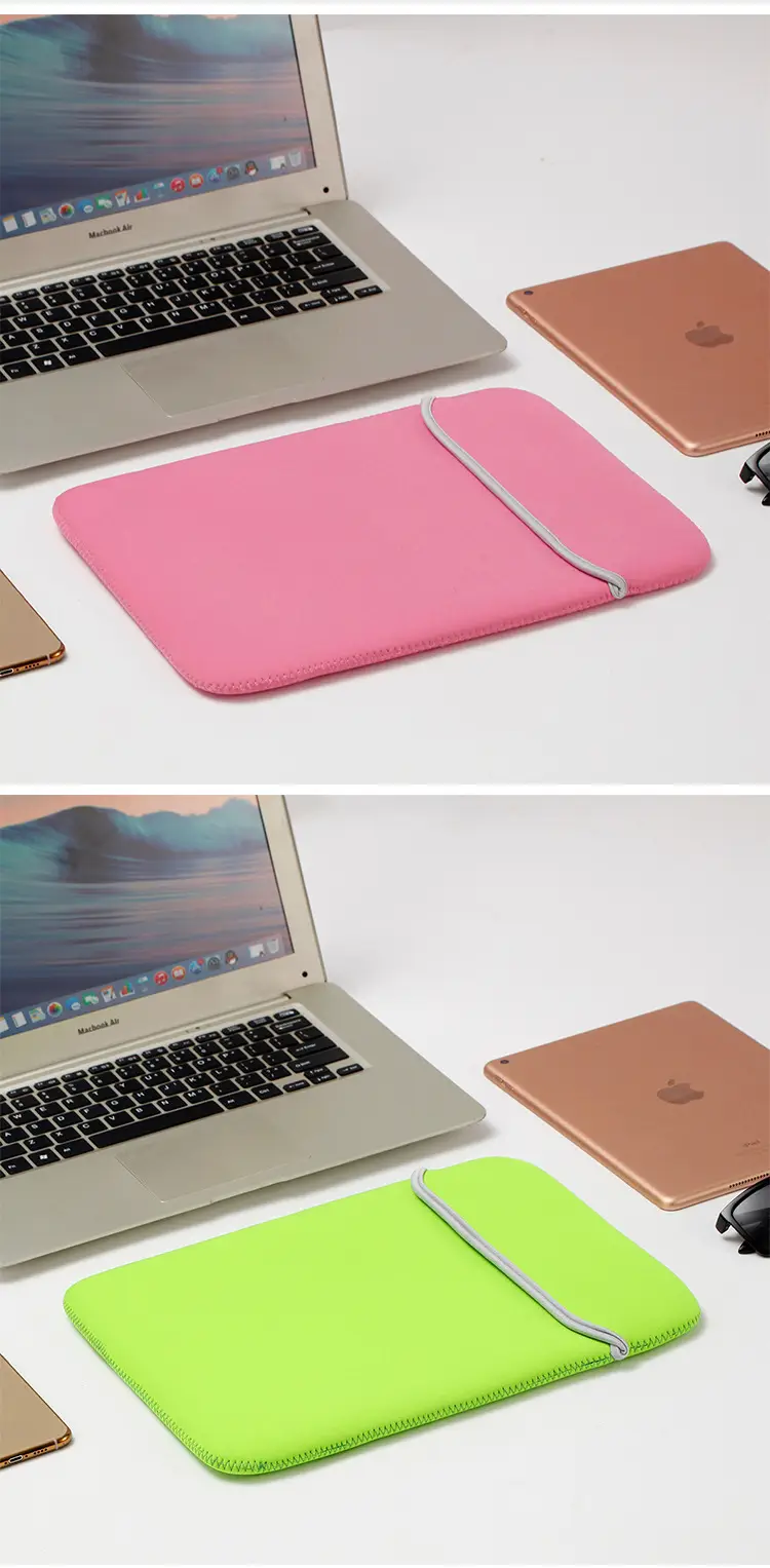 Color diving material Neoprene13 inch flat protective cover 14 pairs of bread 15 inch laptop liner bag — feature 21