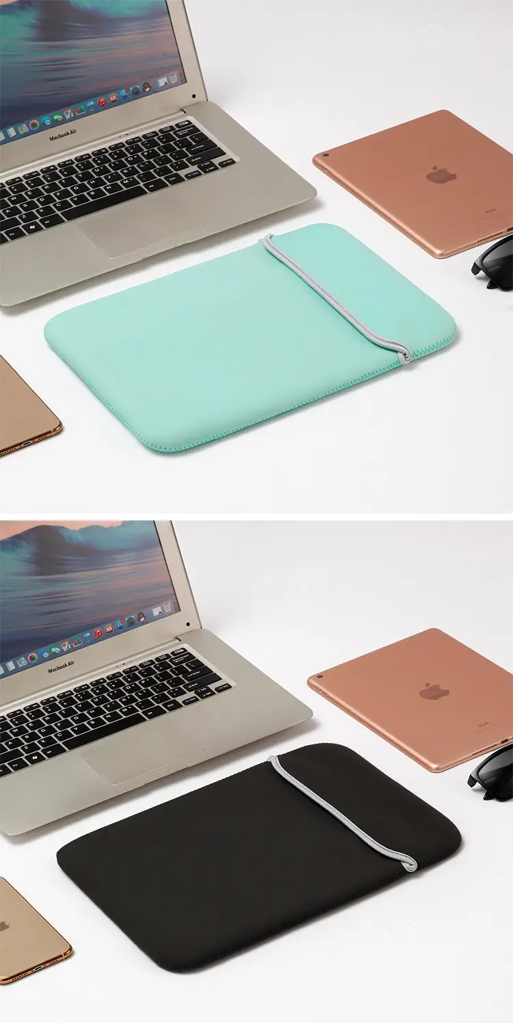 Color diving material Neoprene13 inch flat protective cover 14 pairs of bread 15 inch laptop liner bag — feature 23