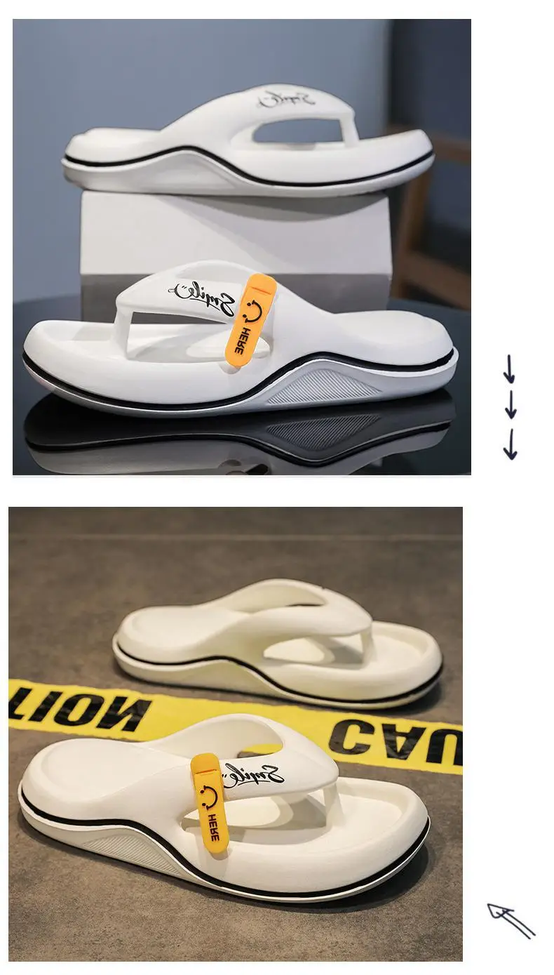 Fujian manufacturers cross-border EVA flip-flops summer casual shit-stepping men's slippers outerwear trendy beach sandals — feature 6