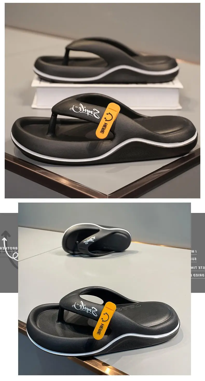 Fujian manufacturers cross-border EVA flip-flops summer casual shit-stepping men's slippers outerwear trendy beach sandals — feature 7