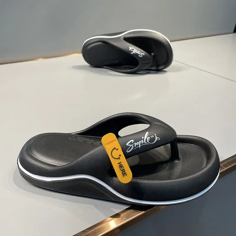 Fujian manufacturers cross-border EVA flip-flops summer casual shit-stepping men's slippers outerwear trendy beach sandals