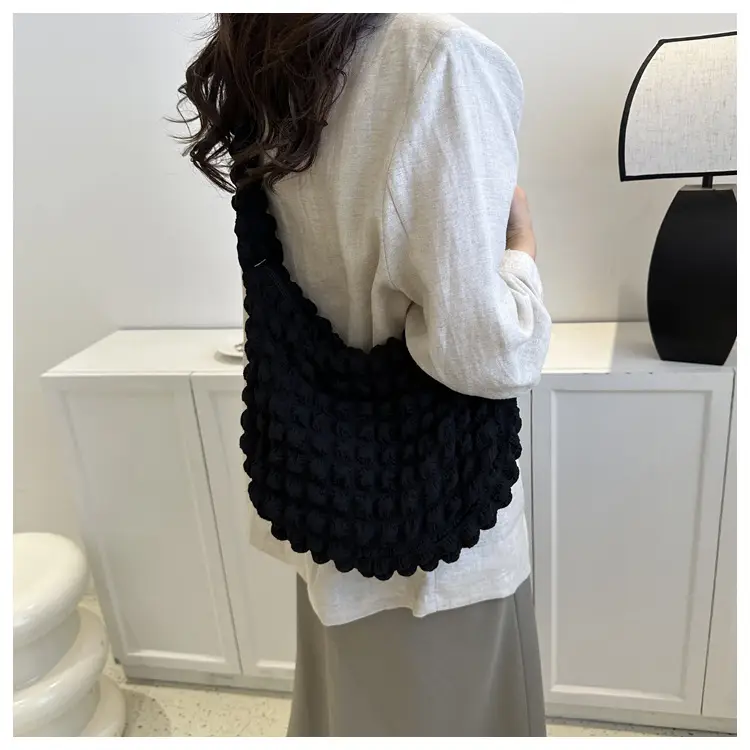 2023 White Crochet One Shoulder Bag for Women — feature 12