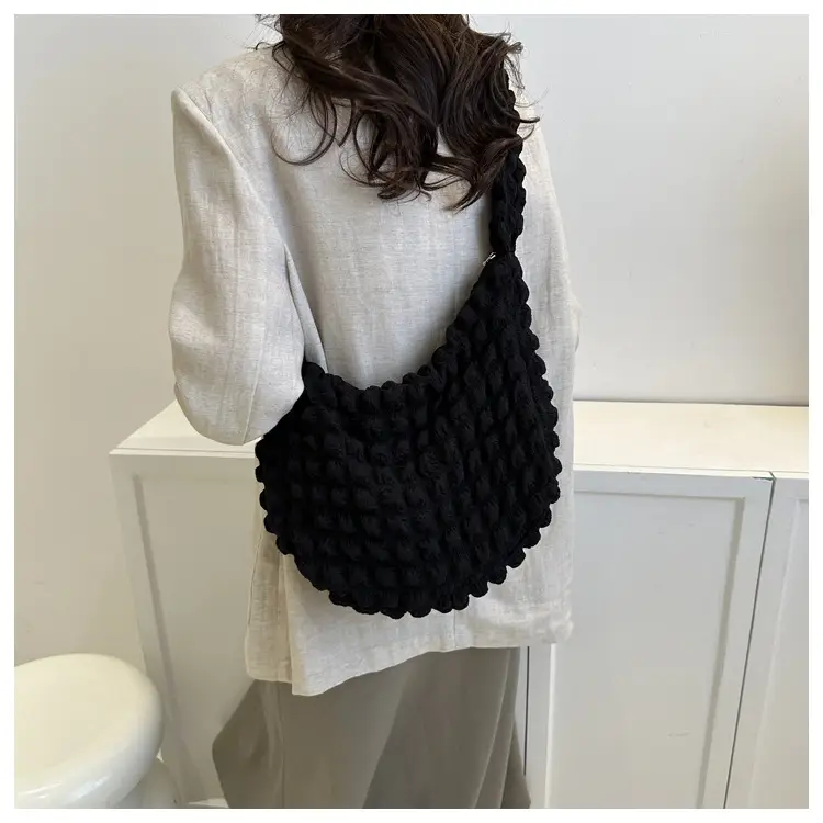 2023 White Crochet One Shoulder Bag for Women — feature 13