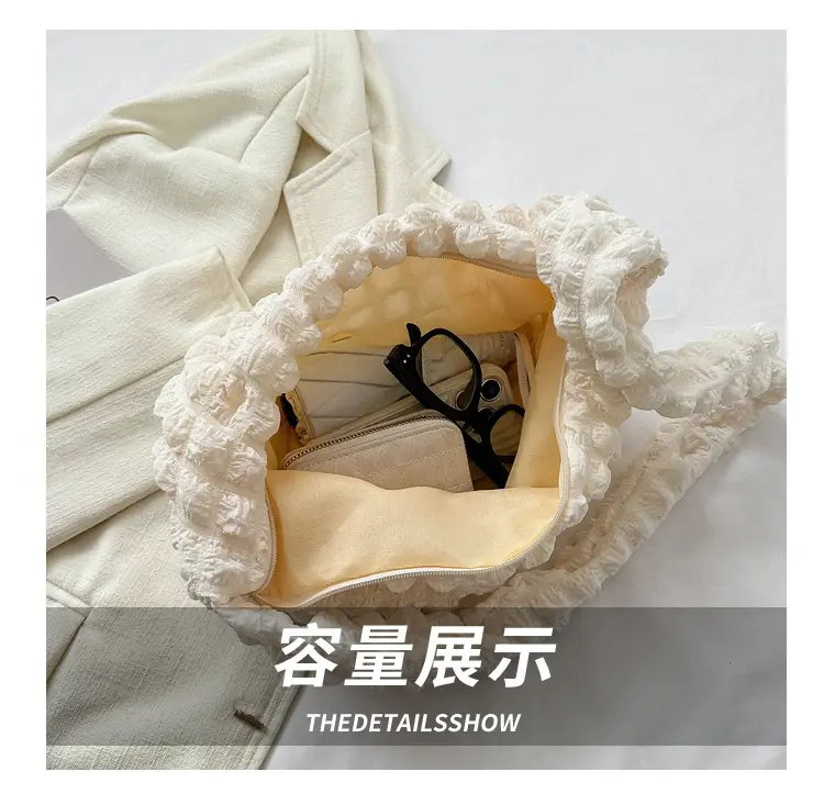 2023 White Crochet One Shoulder Bag for Women — feature 6