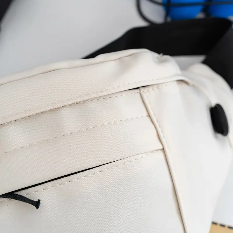 White Nylon Shoulder Bag 2023 Korean Fashion - Image 6