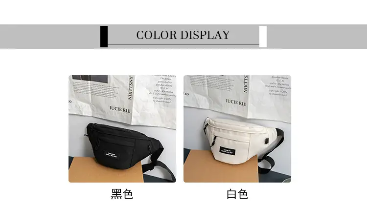 White Nylon Shoulder Bag 2023 Korean Fashion — feature 3