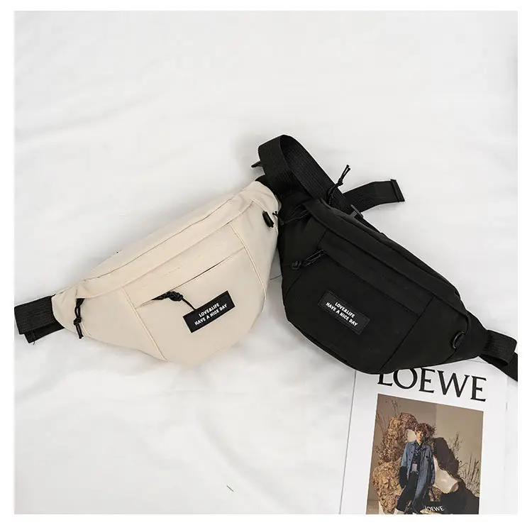White Nylon Shoulder Bag 2023 Korean Fashion — feature 4