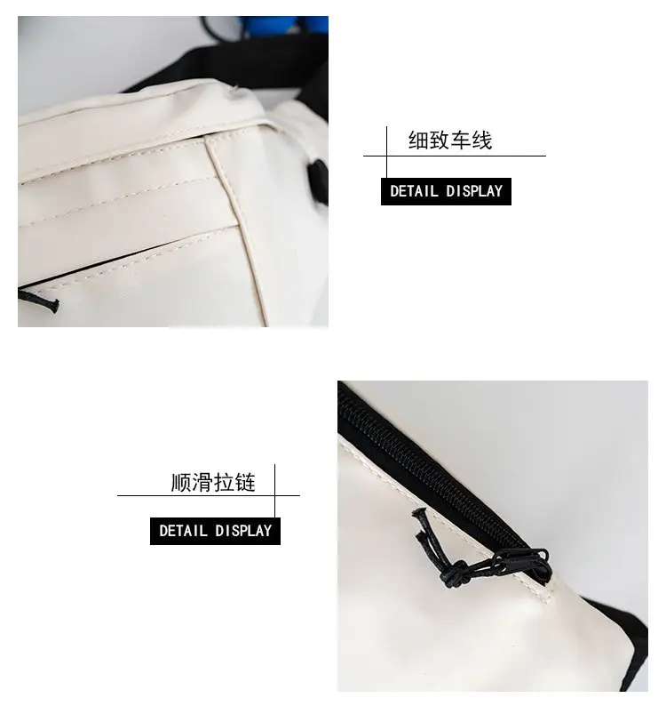 White Nylon Shoulder Bag 2023 Korean Fashion — feature 6