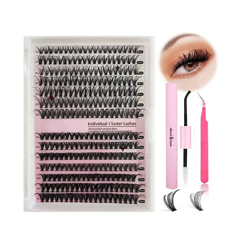Individual Cluster Lashes 30D40D Mixed Set Export Model