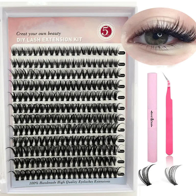 Individual Cluster Lashes 30D40D Mixed Set Export Model