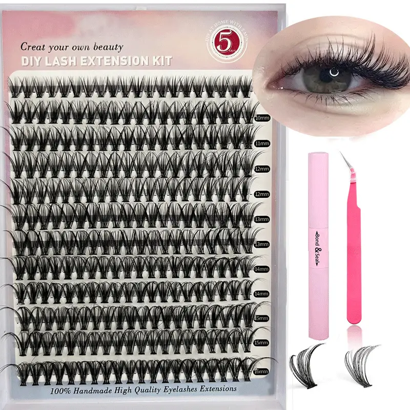 Individual Cluster Lashes 30D40D Mixed Set Export Model