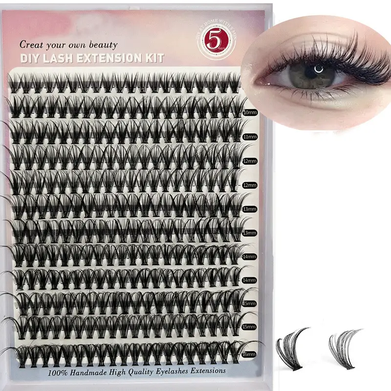 Individual Cluster Lashes 30D40D Mixed Set Export Model