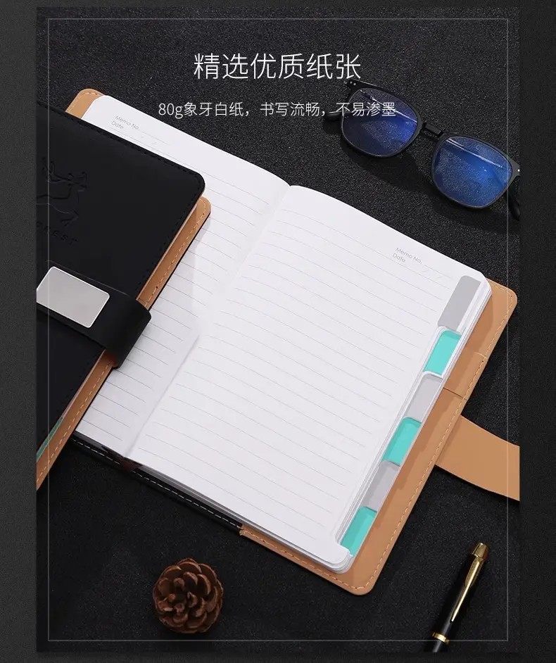 A5 Business Notebook Gift Box Set with Logo — feature 10