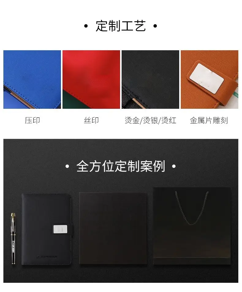 A5 Business Notebook Gift Box Set with Logo — feature 6