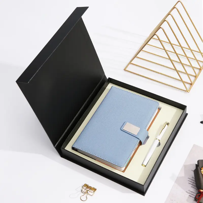 A5 Business Notebook Gift Box Set with Logo - Image 13
