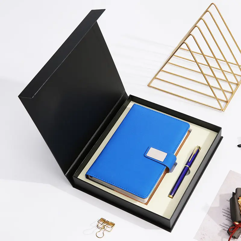 A5 Business Notebook Gift Box Set with Logo - Image 15
