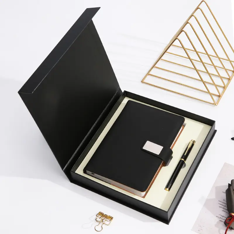 A5 Business Notebook Gift Box Set with Logo - Image 16