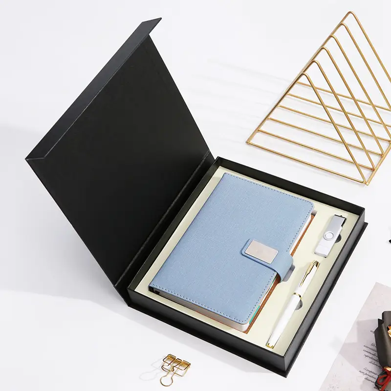A5 Business Notebook Gift Box Set with Logo - Image 19