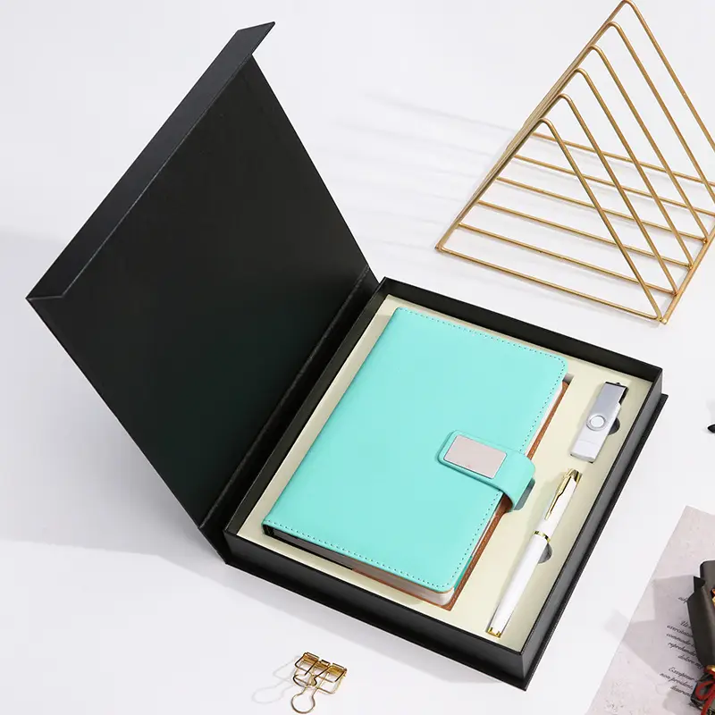 A5 Business Notebook Gift Box Set with Logo - Image 20