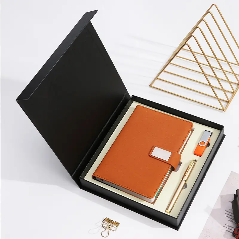 A5 Business Notebook Gift Box Set with Logo - Image 24