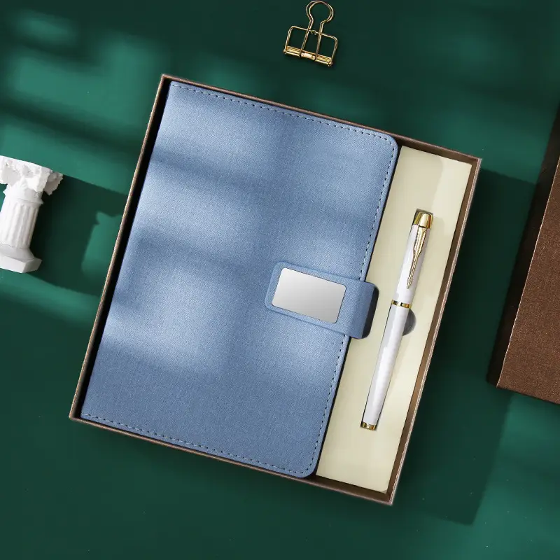 A5 Business Notebook Gift Box Set with Logo - Image 7