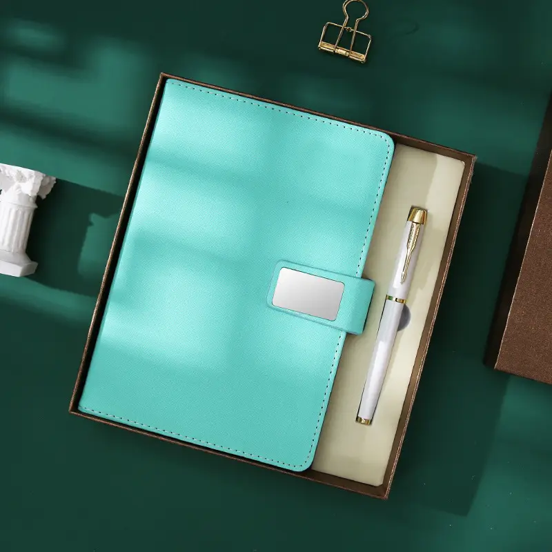 A5 Business Notebook Gift Box Set with Logo - Image 8