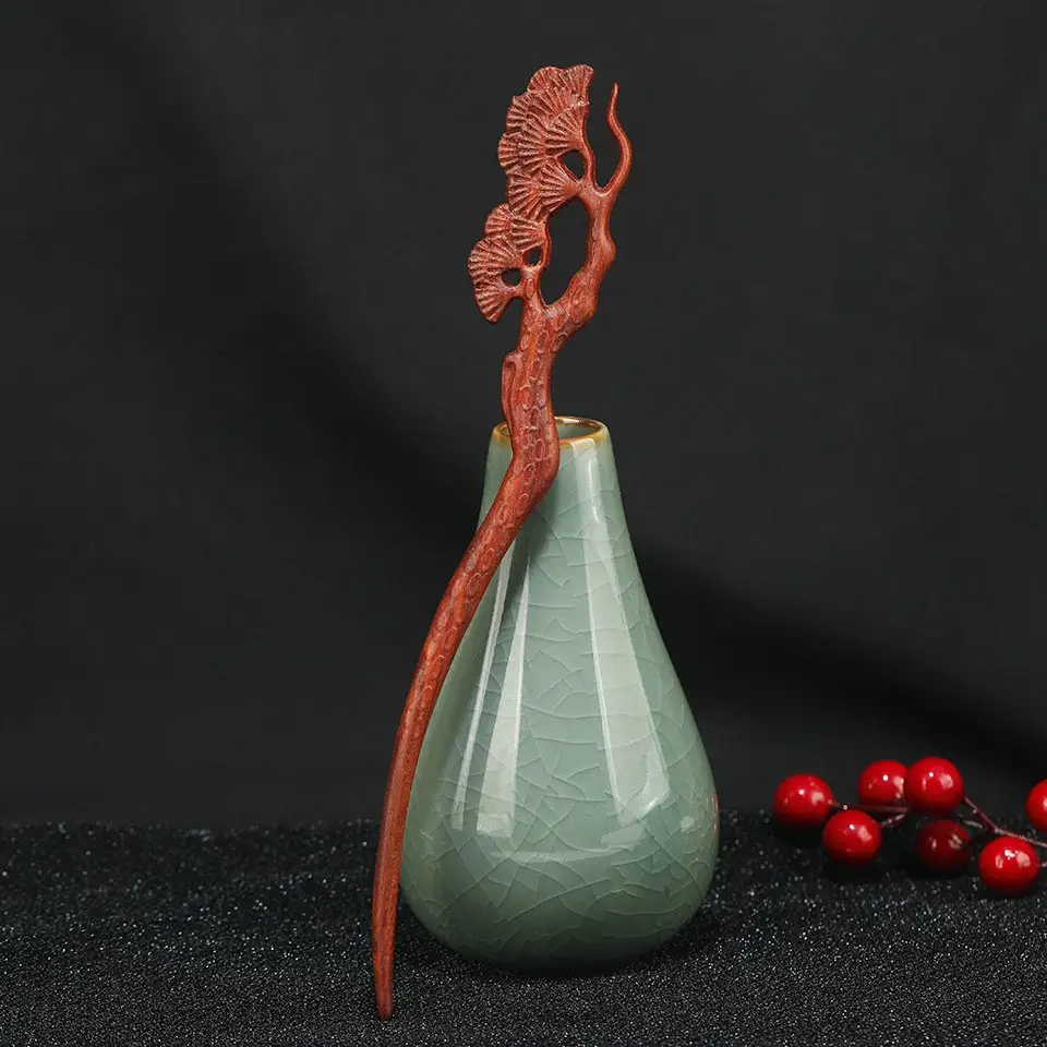 Ancient Gold Silk Hairpin for Women — feature 19