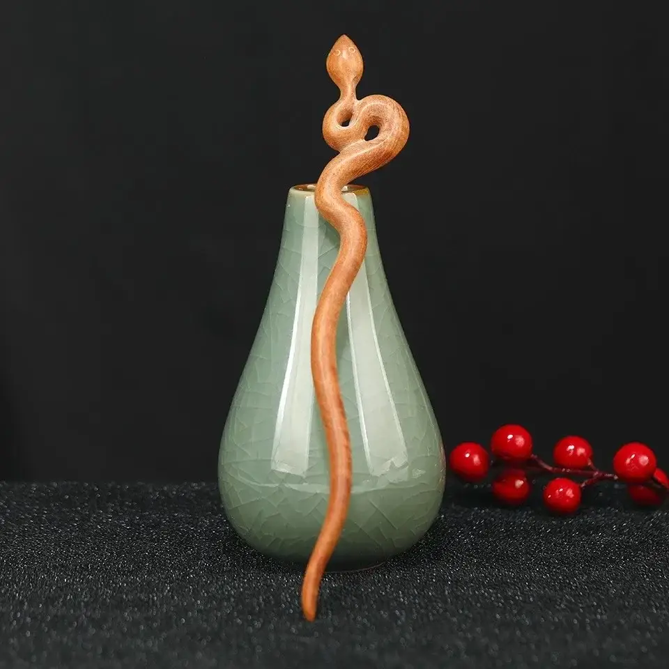Ancient Gold Silk Hairpin for Women - Image 10